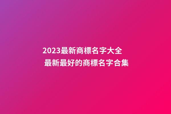 2023最新商標名字大全 最新最好的商標名字合集-第1張-商標起名-玄機派